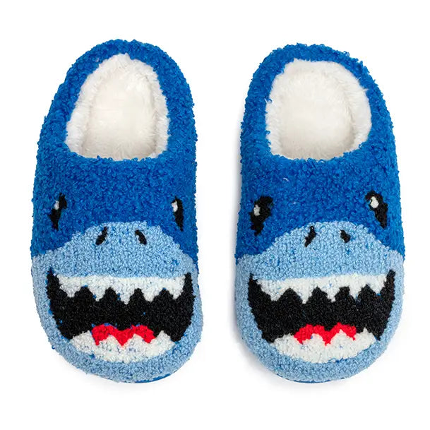 Indoor / Outdoor Slippers - Kids - Shark - Blue