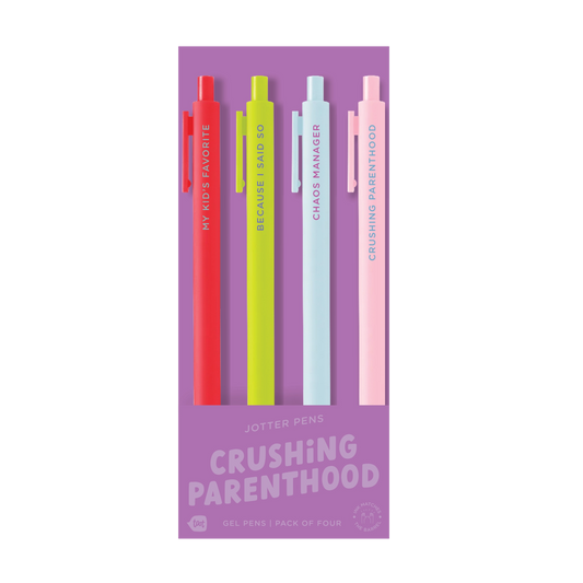 Crushing Parenthood Pens