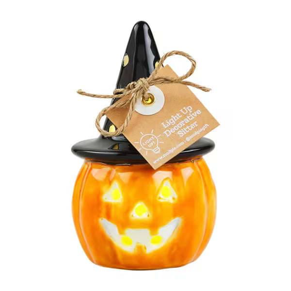 Pumpkin Light-Up Sitter