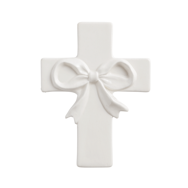 Medium Bow Ceramic Cross