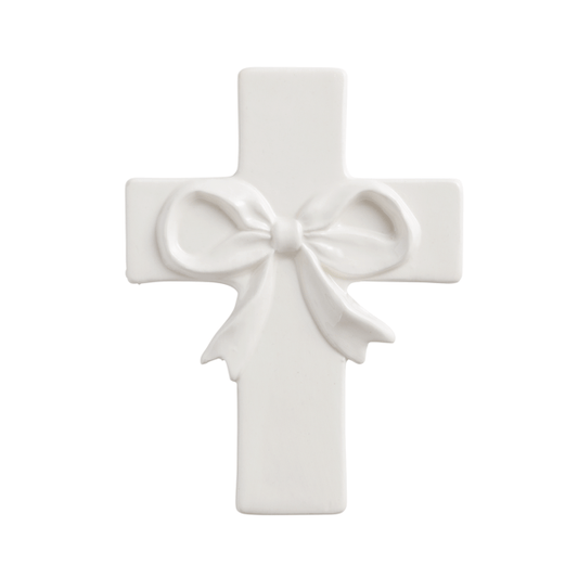 Medium Bow Ceramic Cross