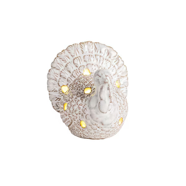 White Turkey Light-Up Sitter