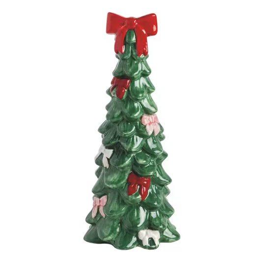 Large Bow Christmas Tree Sitter