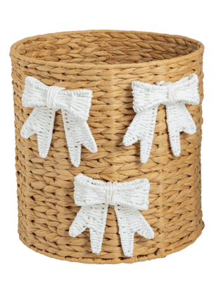 Woven Bow Basket | Large with 3 bows