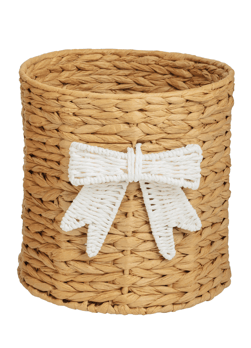 Woven Bow Basket | Small with one bow