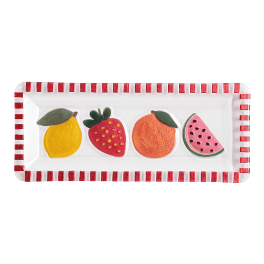 Fruit Fused Glass Plate
