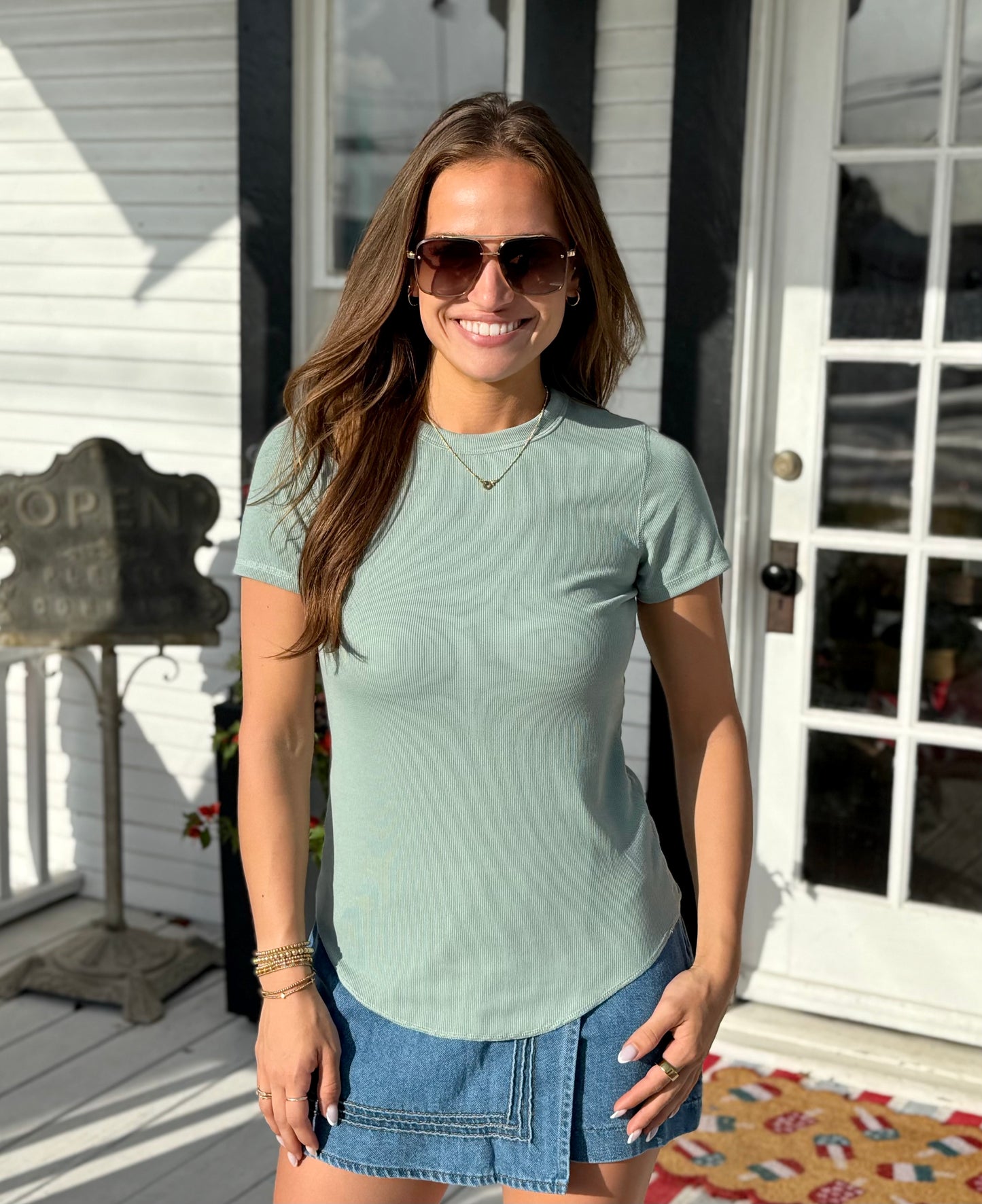 Fallon Top | Sage