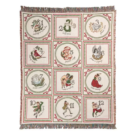 12 Days Of Christmas Blanket