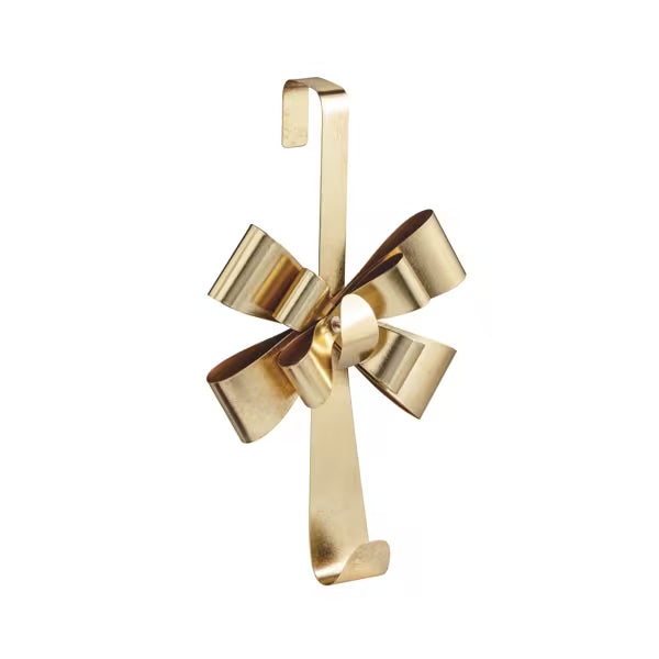 Gold Bow Wreath Hanger