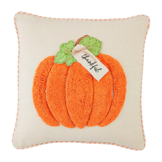 Orange Tuffed Pumpkin Pillow