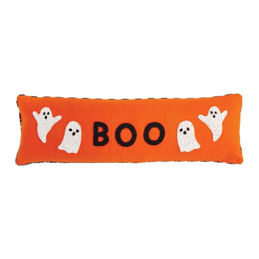 Boo Long Beaded Pillow