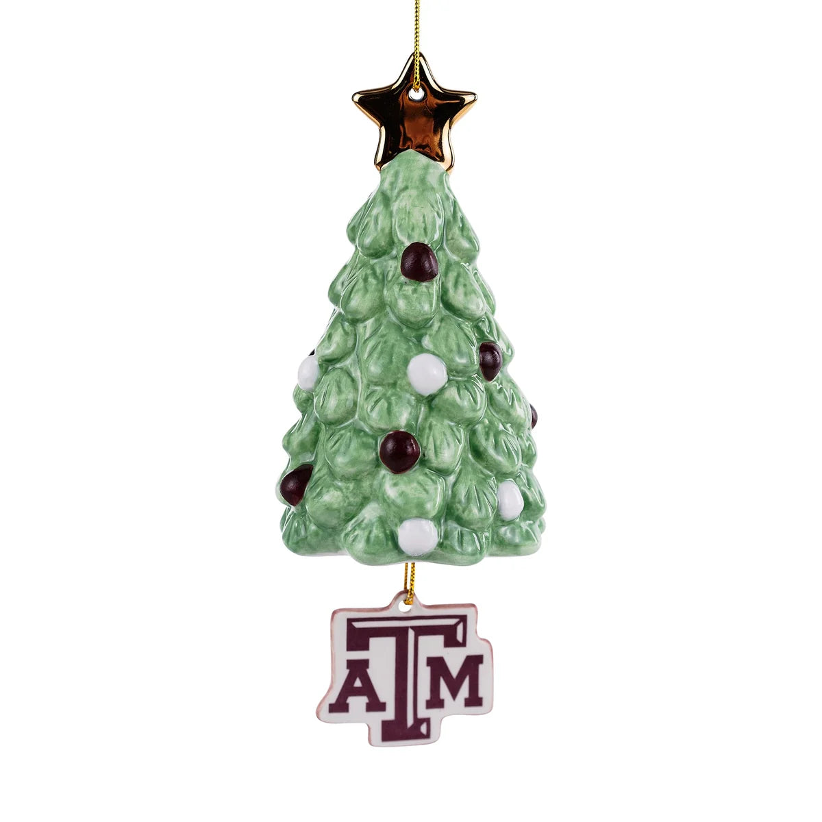 Texas A&M Logo Christmas Tree Ornament