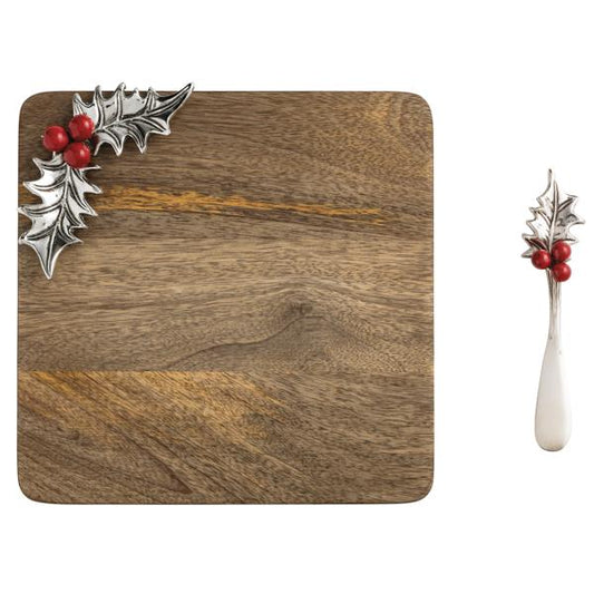 Wooden Holly Tray