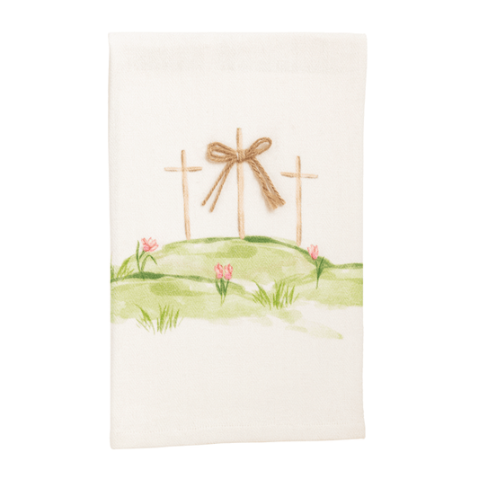 Easter Three Crosses Towel