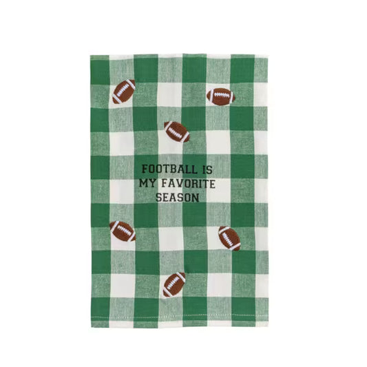 Football Embroidered Towel