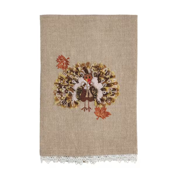 Turkey Beaded Embroidered Towel