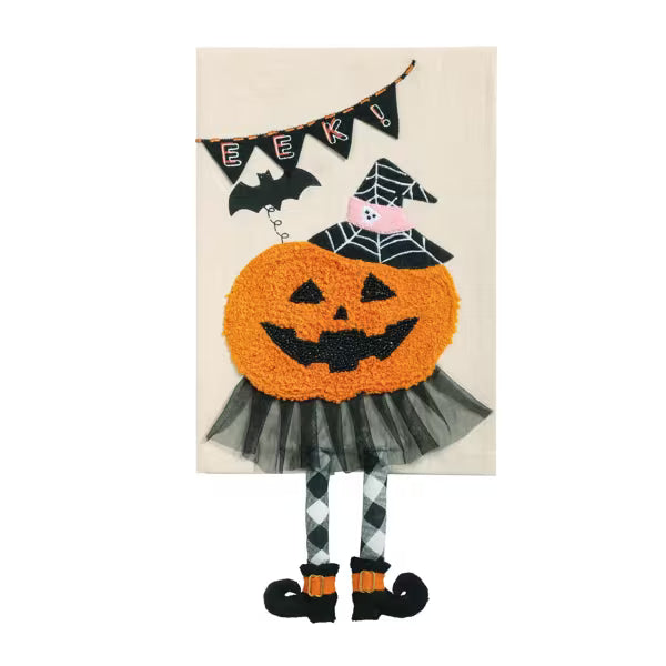Jack-O-Lantern Dangle Leg Towel