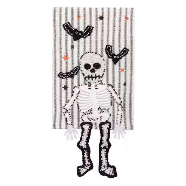 Skeleton Dangle Leg Towel