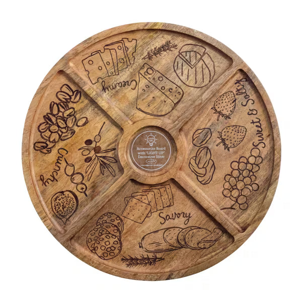 Light-Up Sitter Charcuterie Board
