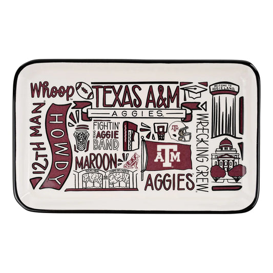 Texas A&M Collage Trinket Tray