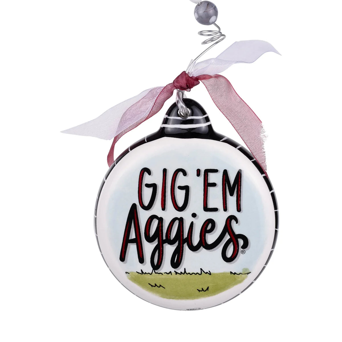 Texas A&M Mascot Puff Ornament