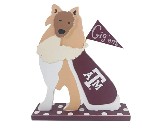 Reveille Mascot Wooden Tabletop