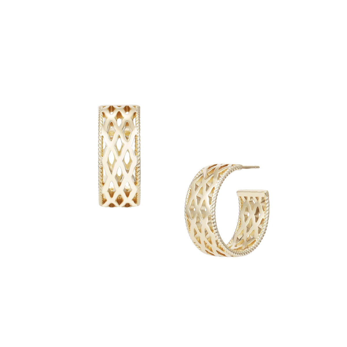 Graceful Mini Hoop Earrings Gold