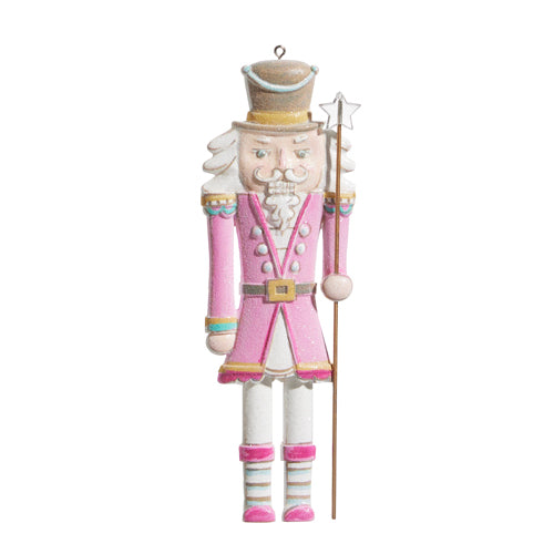 6" Blushing Nutcracker Ornament