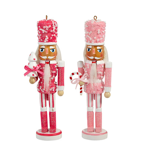 6" Pink Nutcracker Ornament