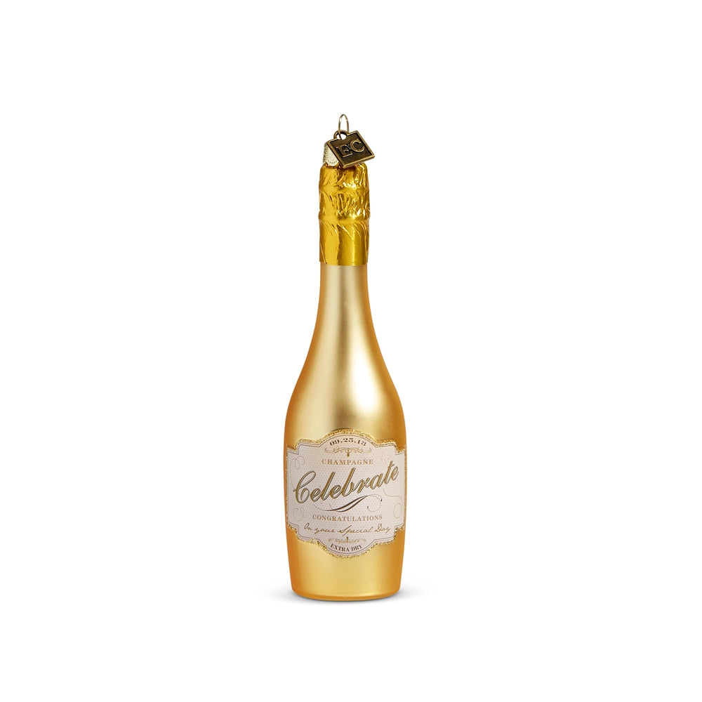 EC 5.75" Congratulations Gold Champagne