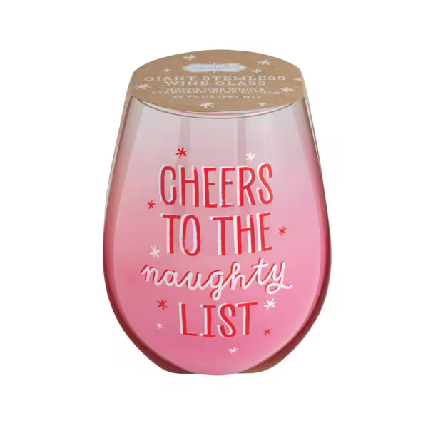 Cheers Giant Holiday Wine Glass