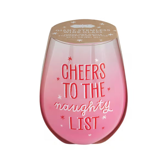 Cheers Giant Holiday Wine Glass