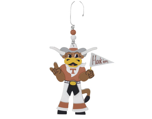 Bevo Wooden Mascot Ornament