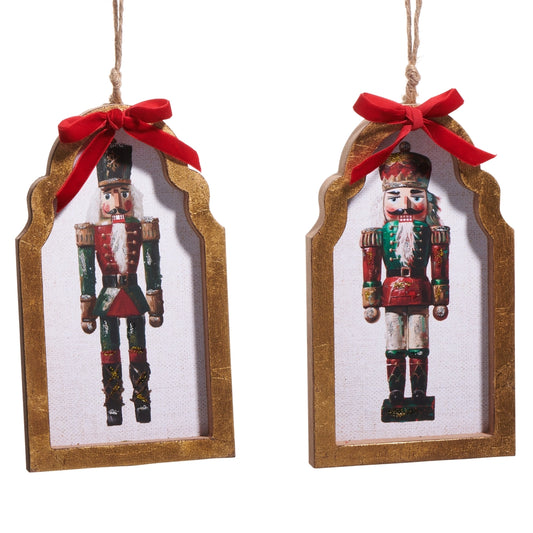7.5" Nutcracker Framed Ornament