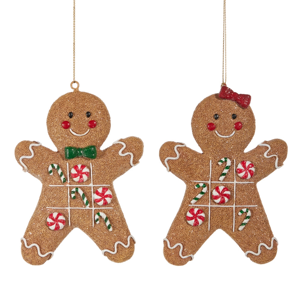 Gingerbread Tic Tac Toe Ornament