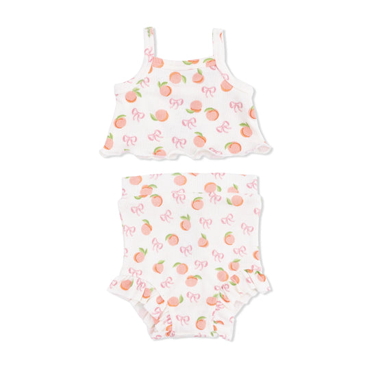 Little Peaches | Tank Top & High Waisted Short