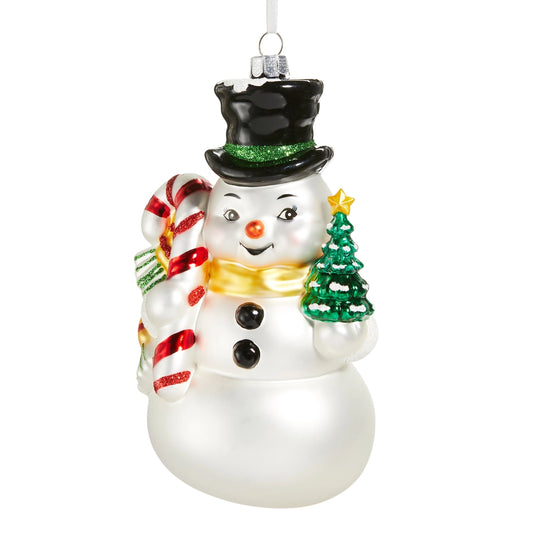 6" Quintessential Christmas Snowman  Ornament