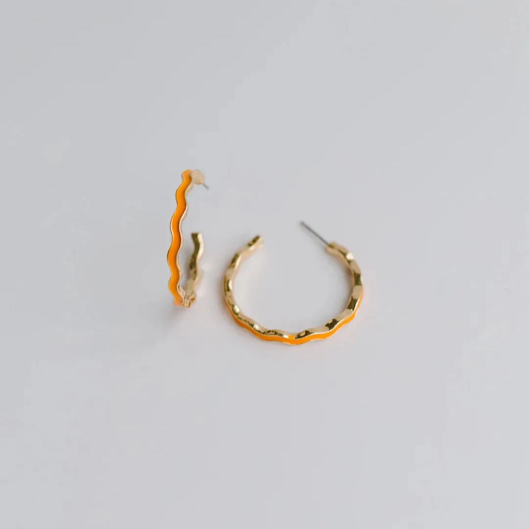 Willow Earrings | Orange