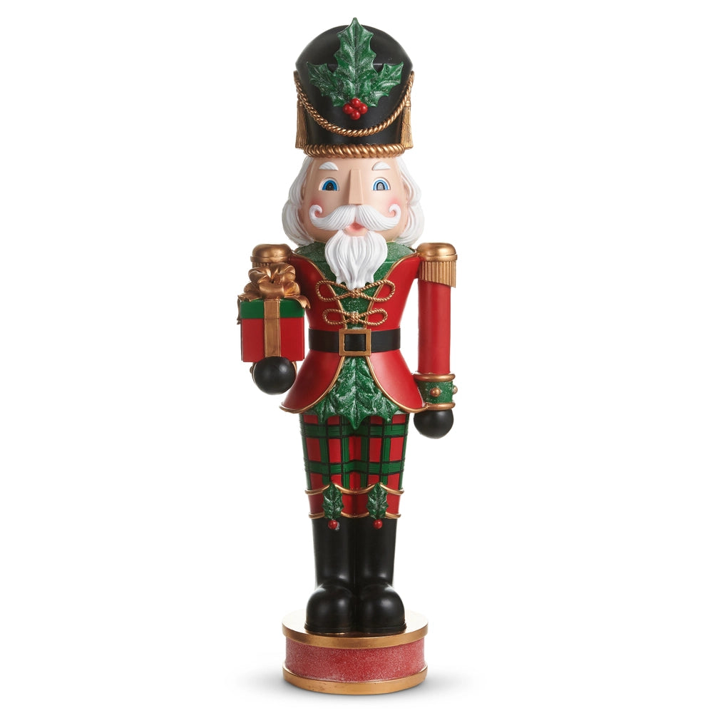 32" Plaid Nutcracker | PICK UP ONLY