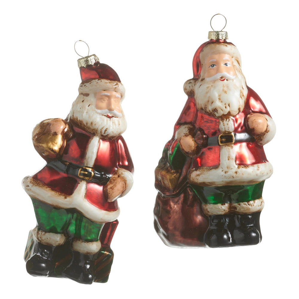 5.75" Antique Santa Ornament