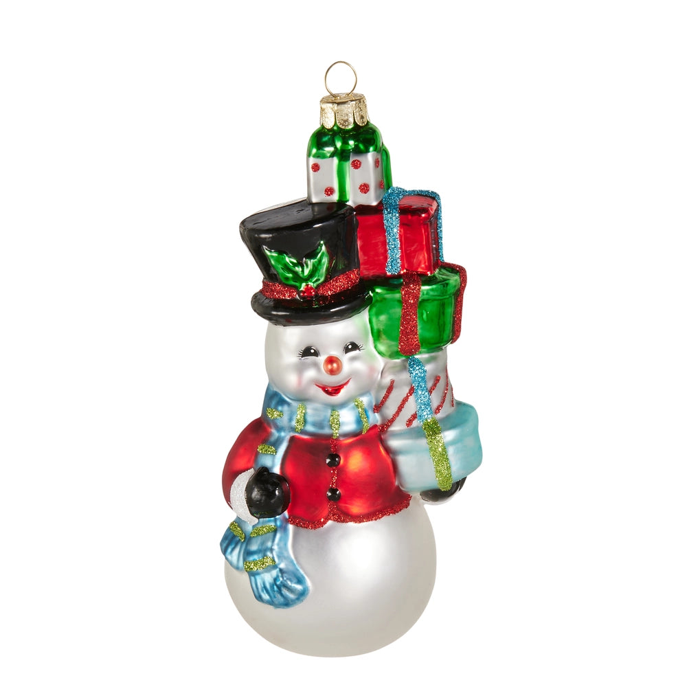 Merry Snowman Ornament