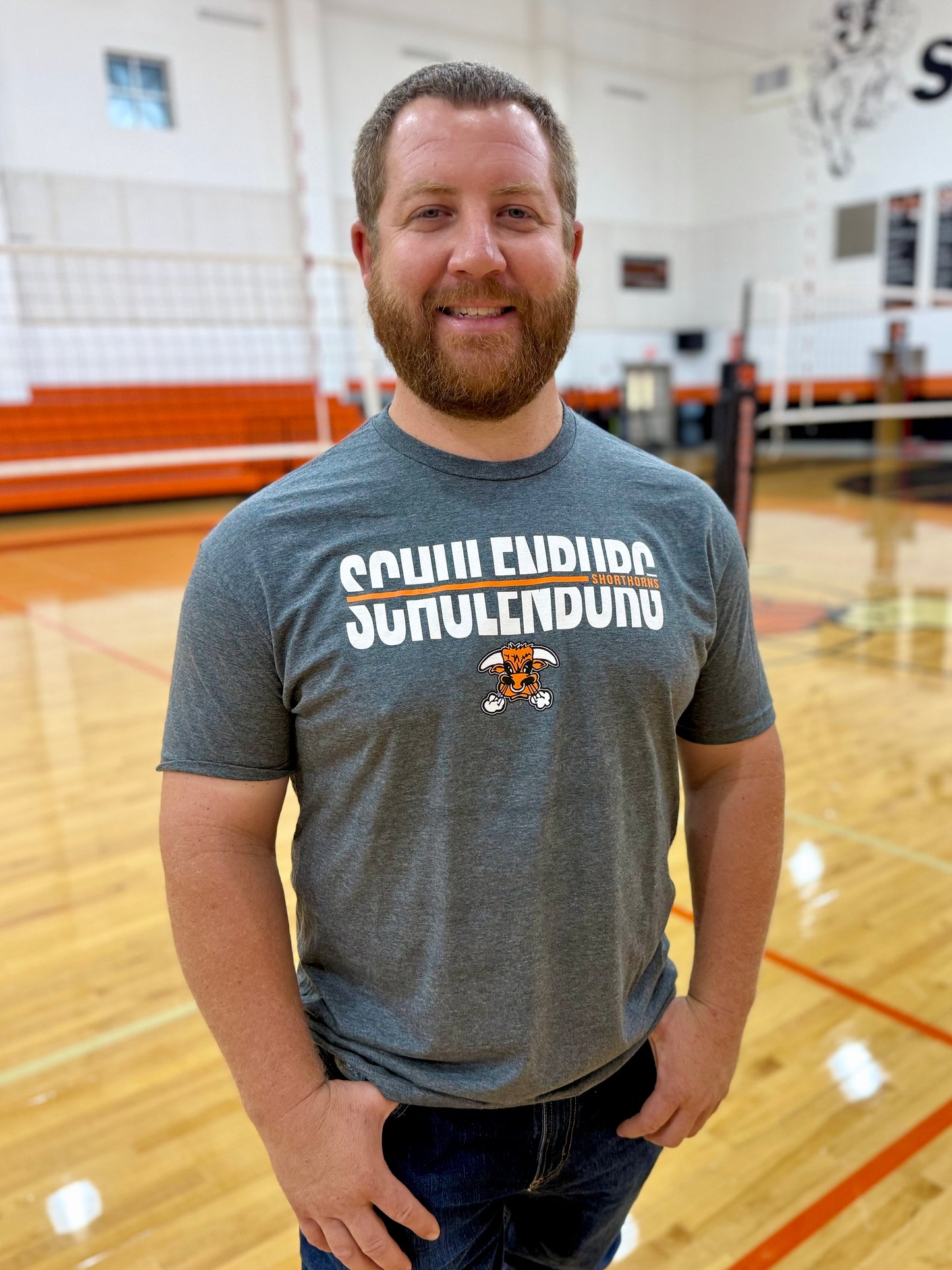 Schulenburg Shorthorns Grey Tee