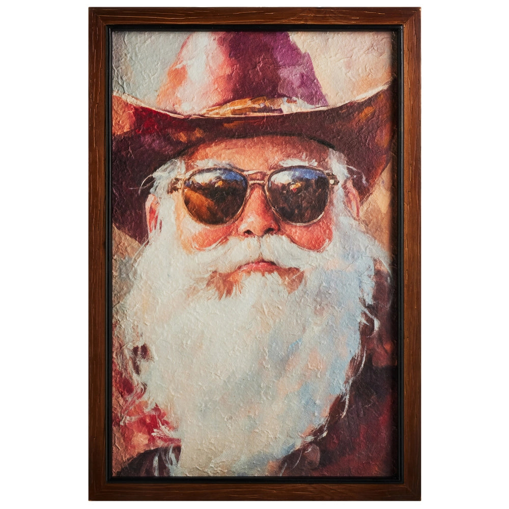 24.5" Cowboy Kringle Wall Art