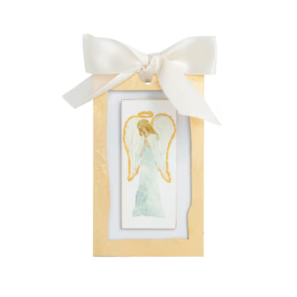 Gold Angel Acrylic Ornament