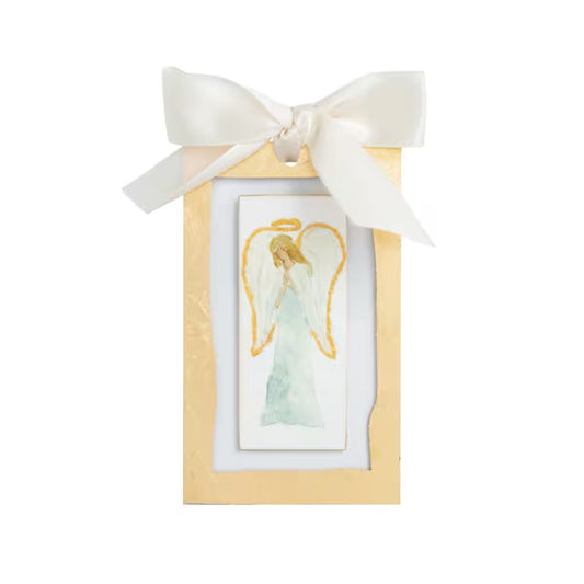 Gold Angel Acrylic Ornament