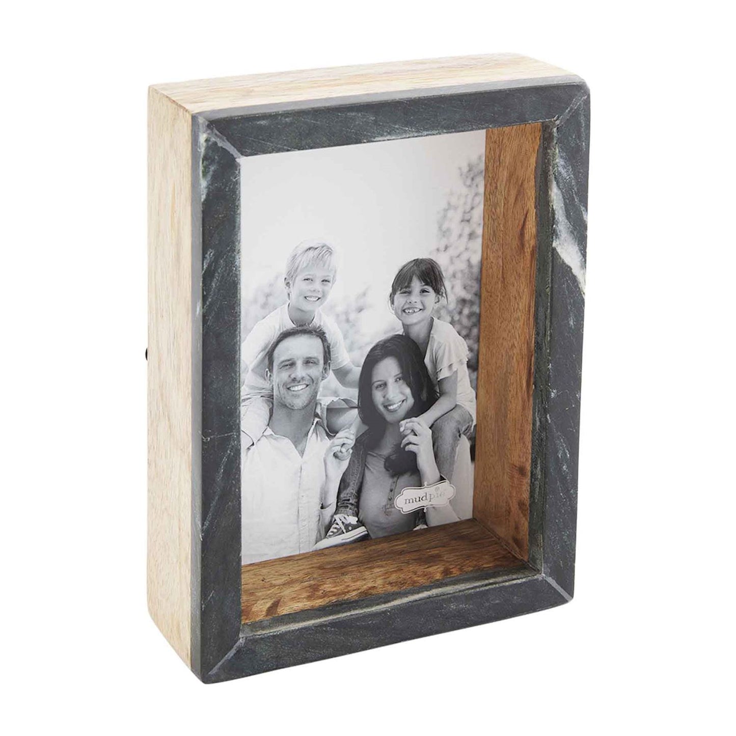 Large Black Marble Block Frame