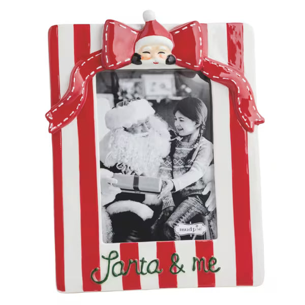 Santa & Me Bow Frame