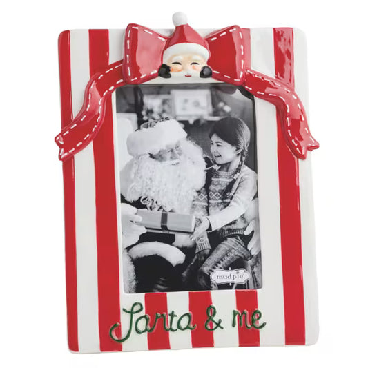 Santa & Me Bow Frame