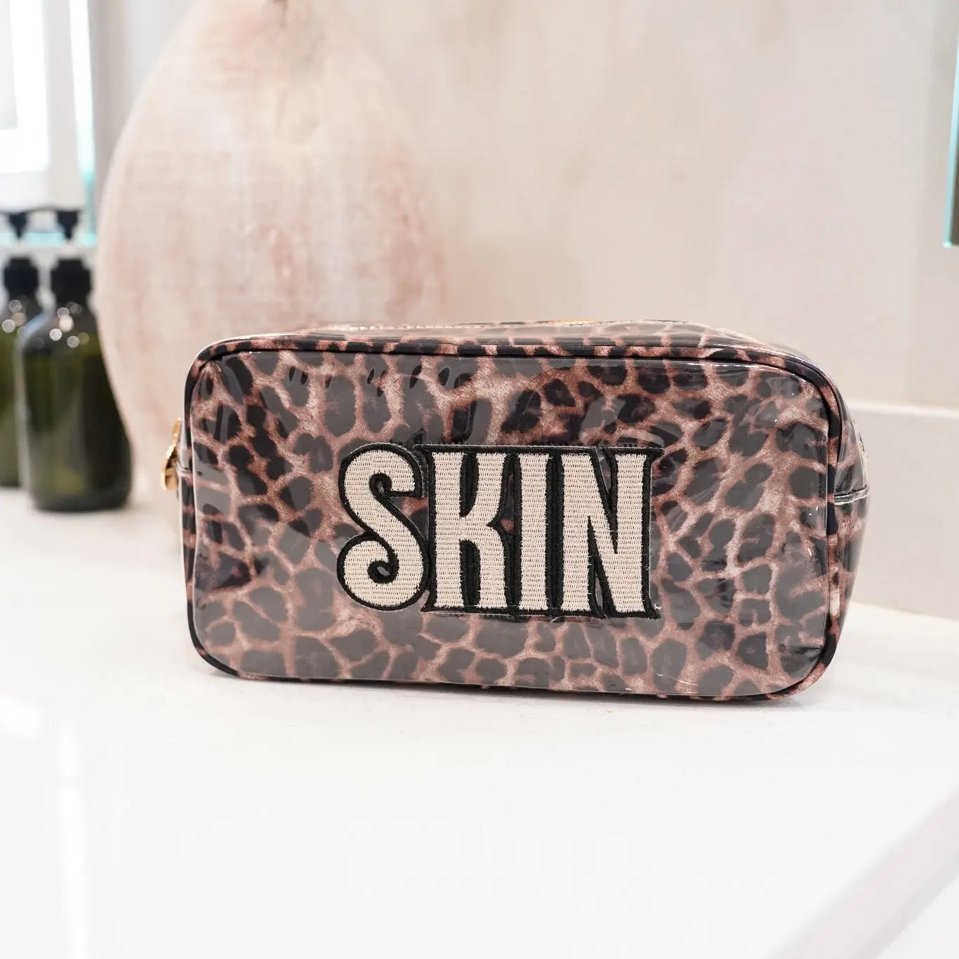 Skin - Leopard Clear Coat Large Bag