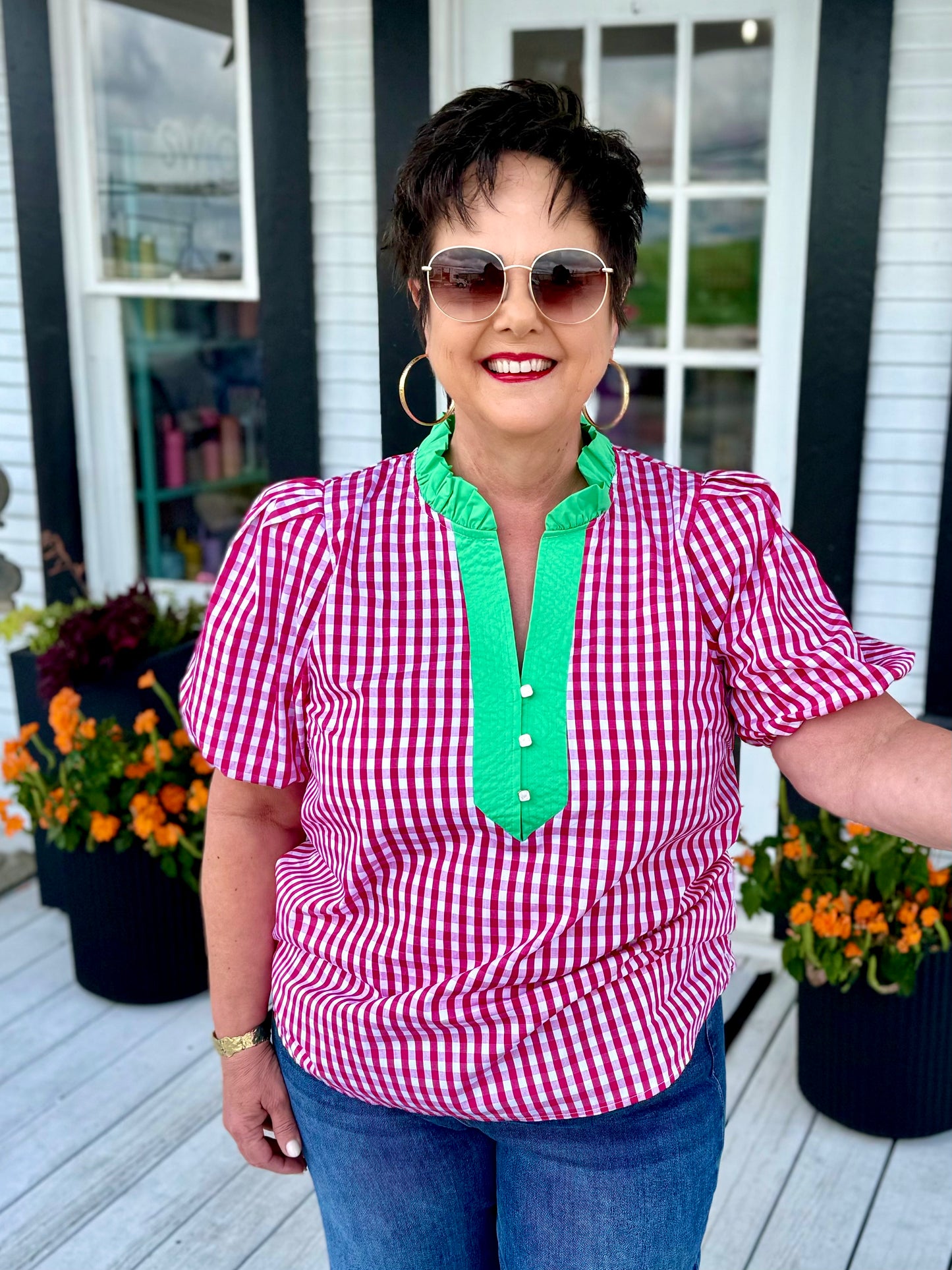 Ginny Top | Pink